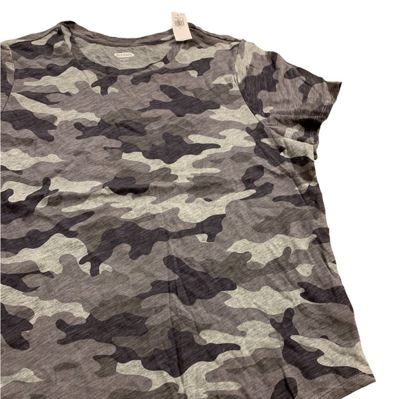 Old Navy | Gray Green Camouflage T-Shirt XL Short Sleeve - Picture 2 of 7